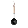 Ensemble d'ustensiles de cuisine en silicone à manche en bois, résistant aux hautes températures