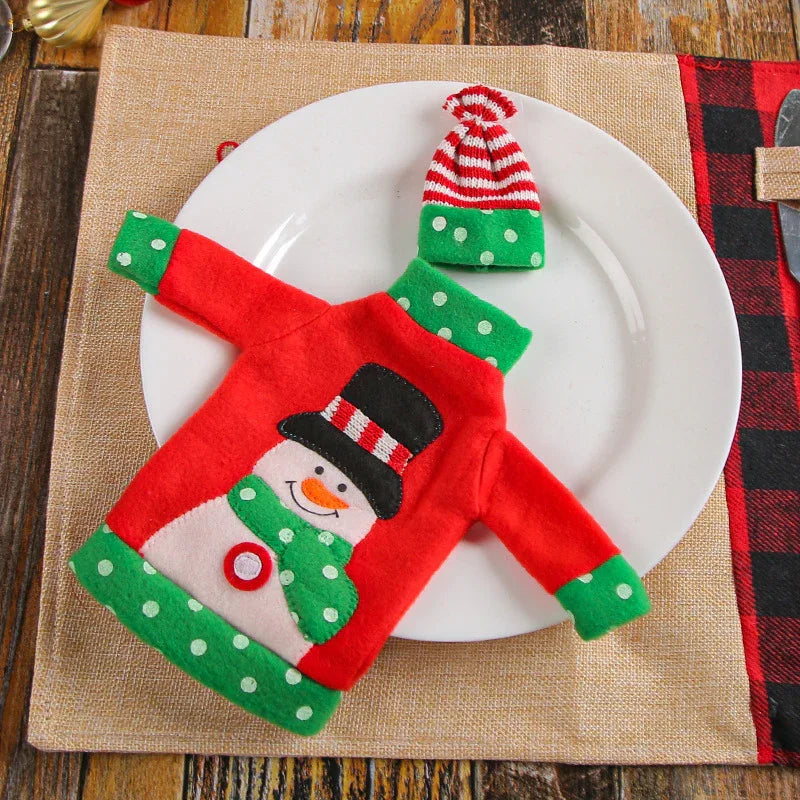 Décorations de Noël Simples et Tendances pour Bouteilles