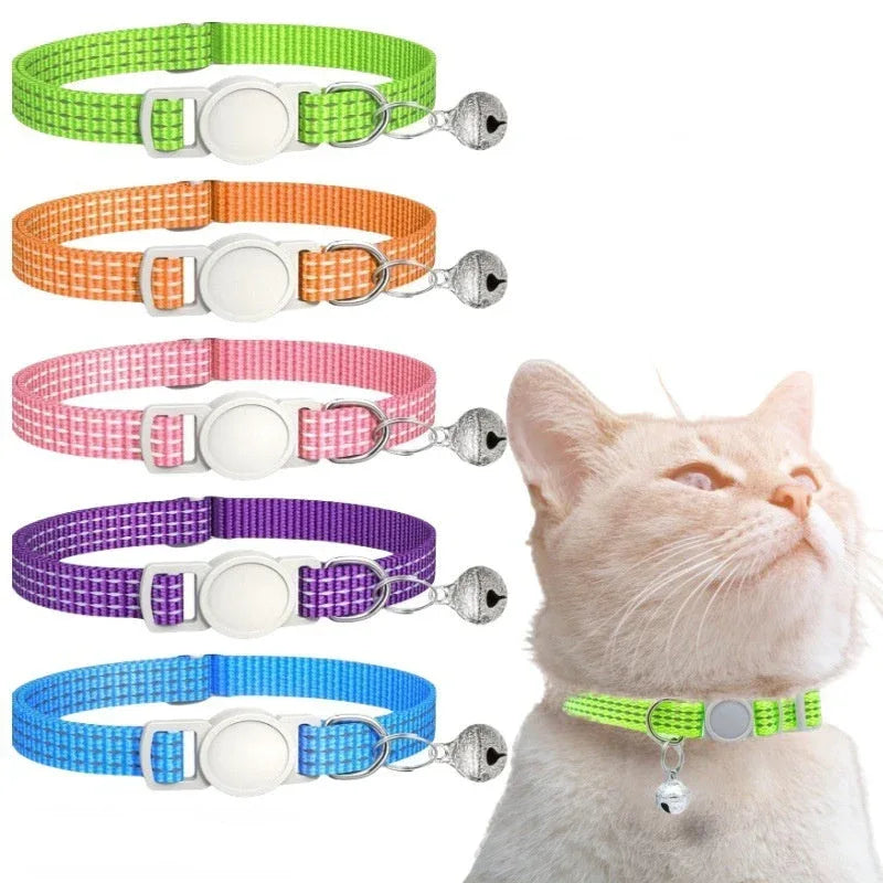 Collier pour chat en nylon respirant et confortable Produits pour animaux de compagnie