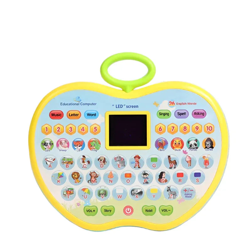 Jouet d'apprentissage pour enfants avec tablette LED intelligente pour l'éducation précoce