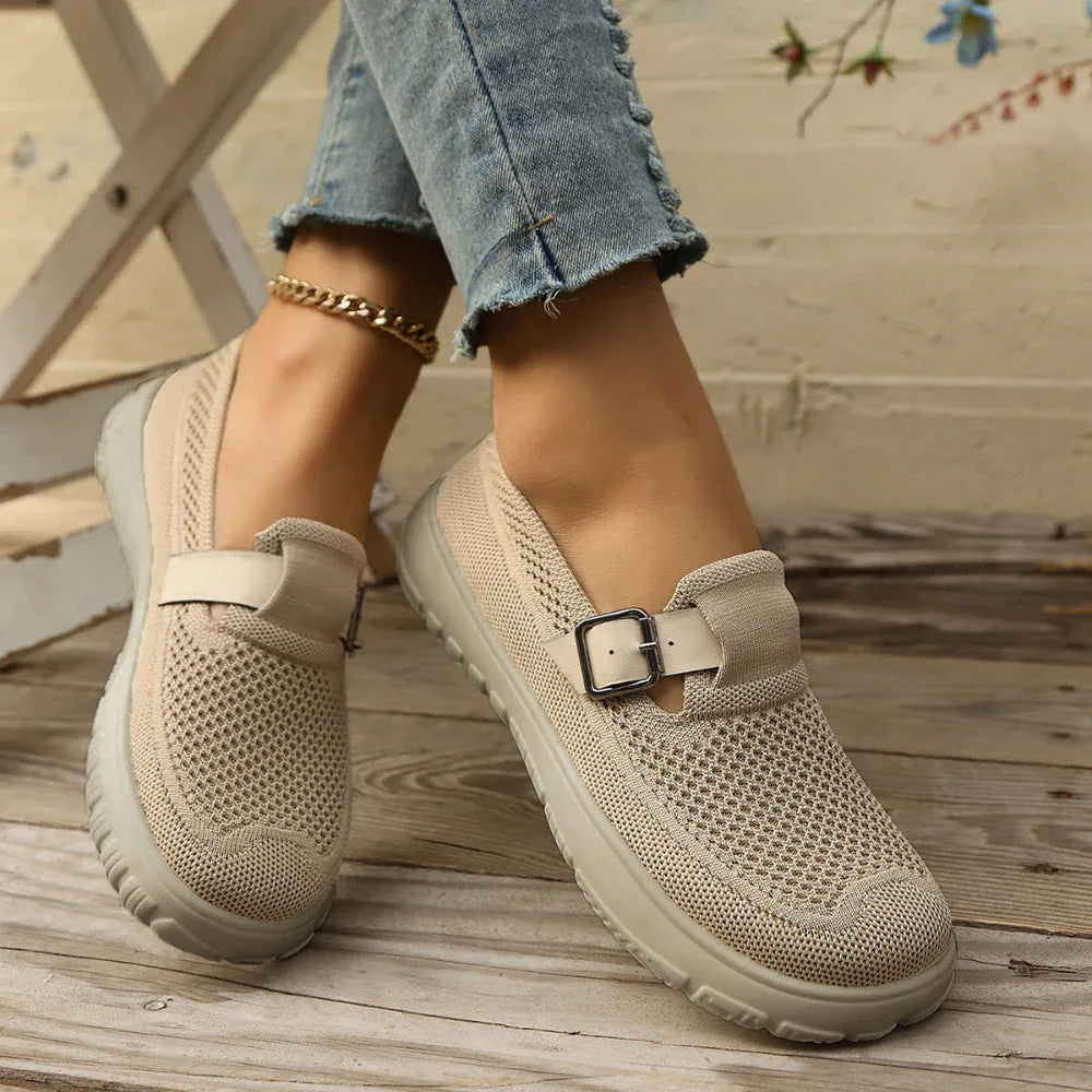 Baskets sans lacets respirantes et confortables pour femme