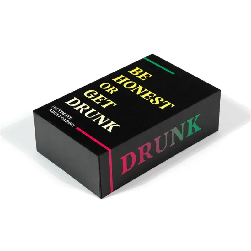 French Version SOYEZ HONNÊTE OU SOYEZ SAOUL Jeu de cartes de fête pour les loisirs et la boisson sincère