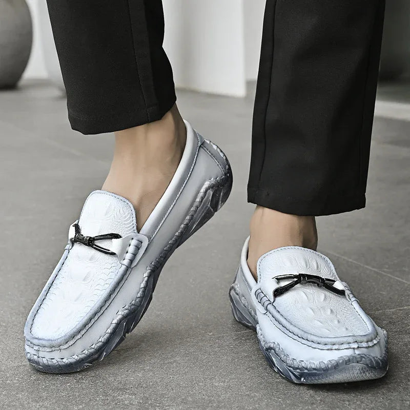 Mocassins pour homme grande taille, style tendance