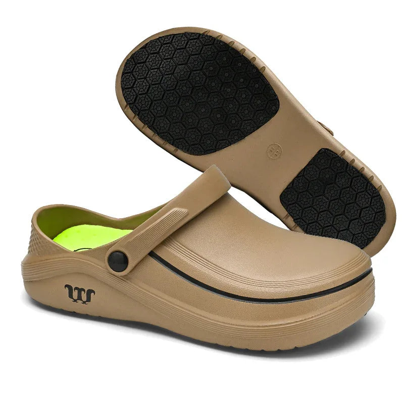Herren rutschfeste, wasser- und ölbeständige Arbeitsschuhe/Clogs