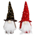 Poupées de Noël décoratives lumineuses et scintillantes