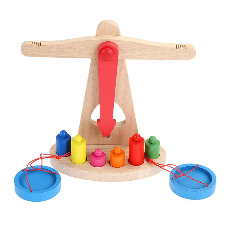 Jouet éducatif Balance en bois pour enfants