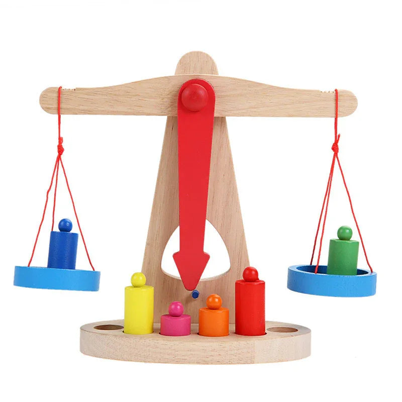 Jouet éducatif Balance en bois pour enfants
