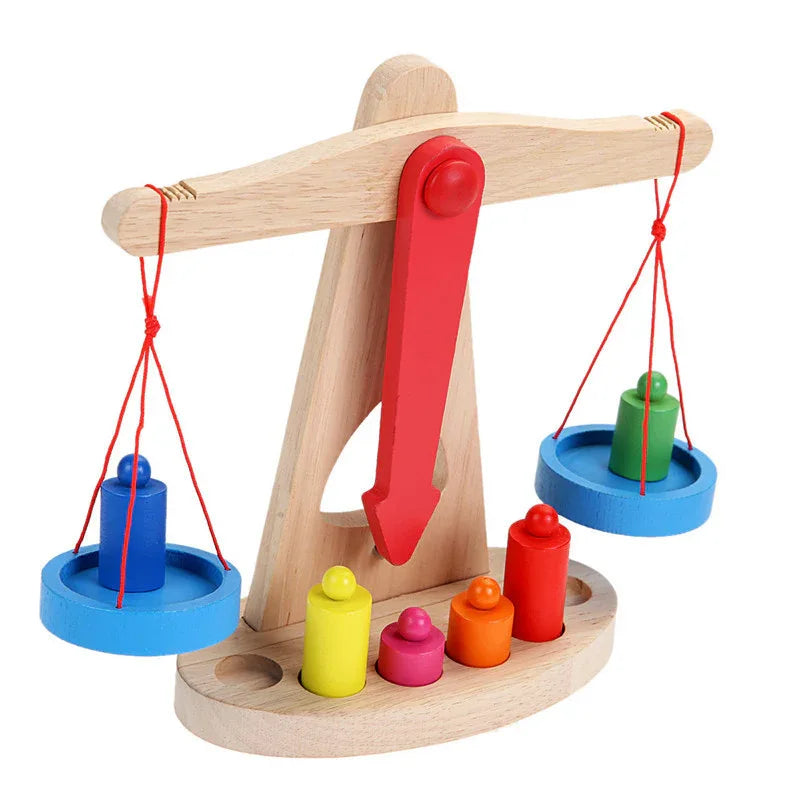 Jouet éducatif Balance en bois pour enfants