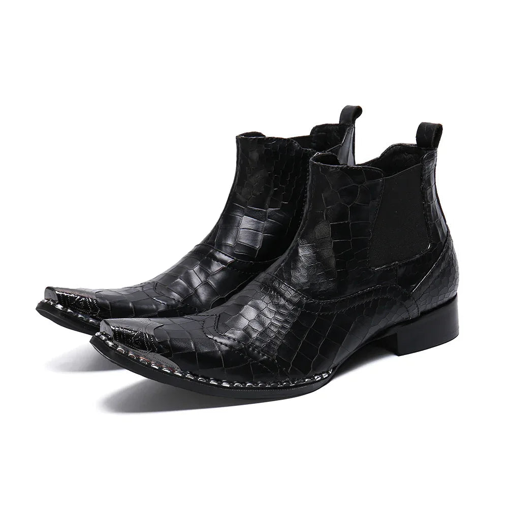 Herren Britische High-Top-Schuhe Sommer Atmungsaktive Chelsea Boots