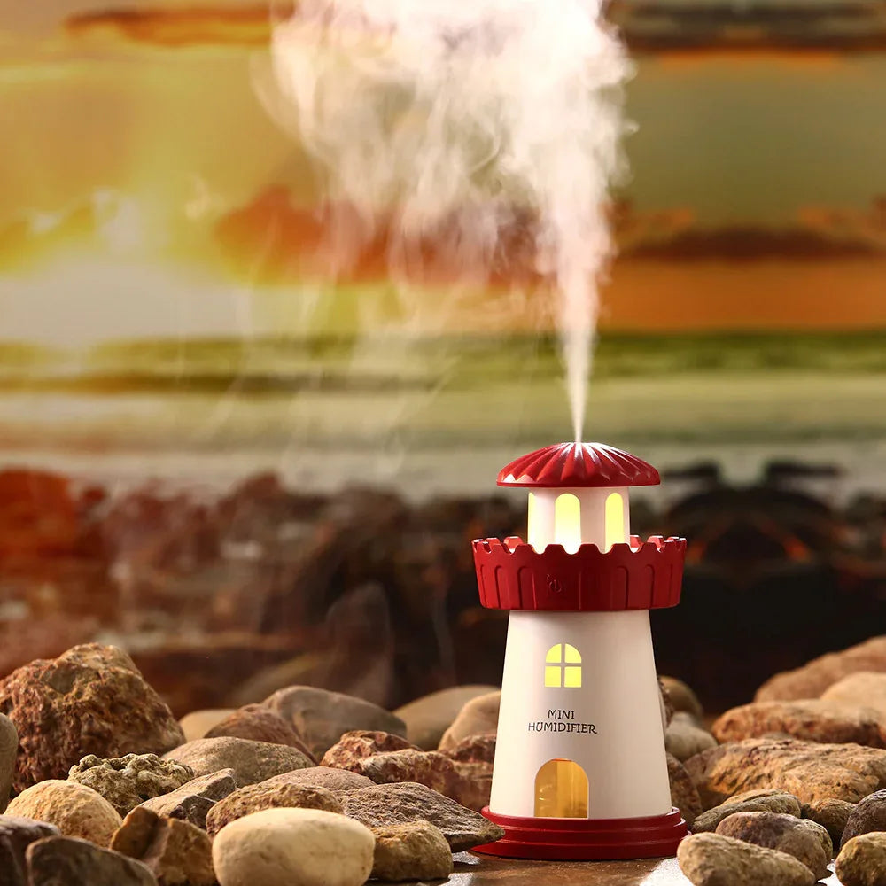 Humidificateur miniature pour la maison en forme de phare