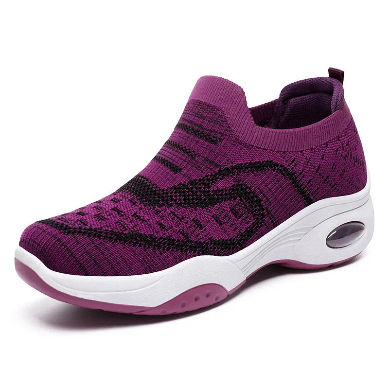 Damen weiche Sohle atmungsaktive Schuhe lässige vielseitige Sneaker