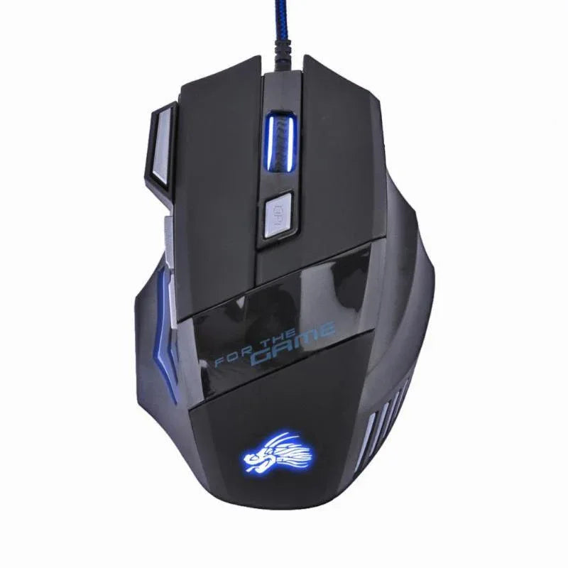 Ergonomische USB Gaming Maus für PC und Laptop