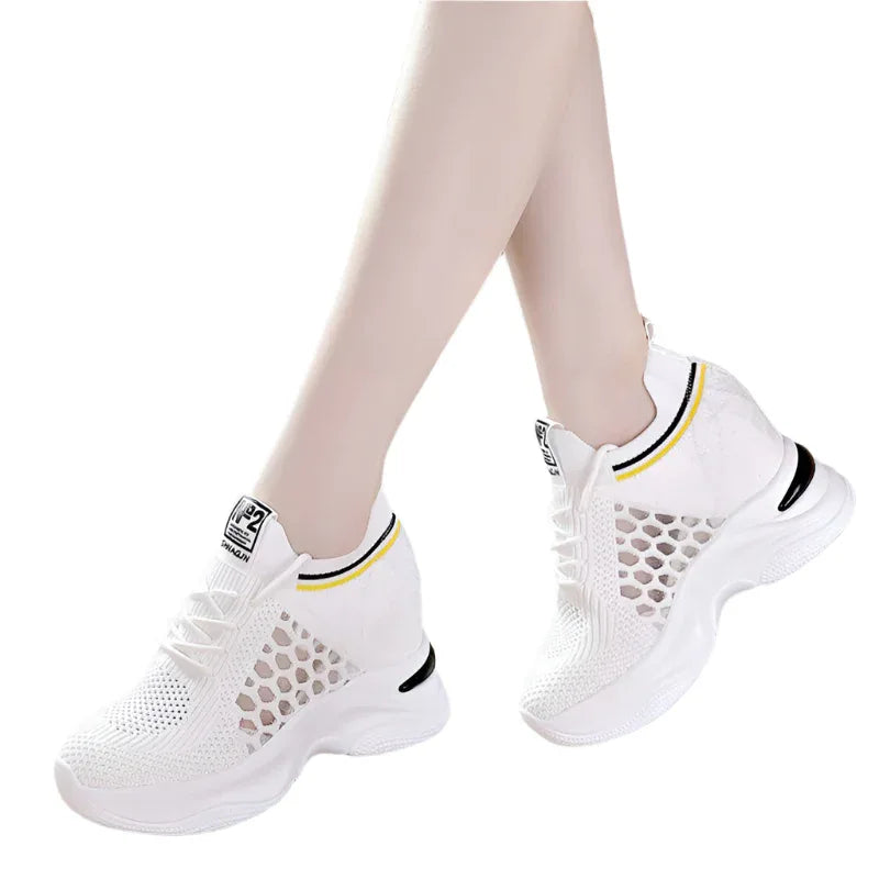Semelles Respirantes Amincissantes Rehaussantes Chaussures Décontractées Femme Baskets