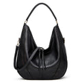Sac à bandoulière fourre-tout tendance rétro grande capacité avec gland et motif ajouré pour femme