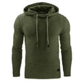 Pull à capuche tricoté chaud pour homme