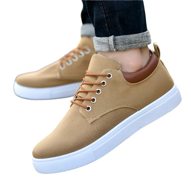 Chaussures Sneakers Tendance en Toile pour Hommes