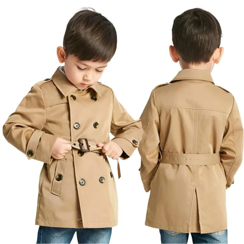 Jungen Trenchcoat mittellang