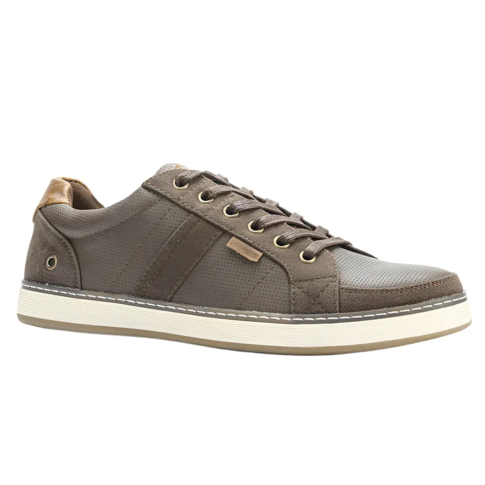 Herren Leder Sneaker Freizeitschuhe