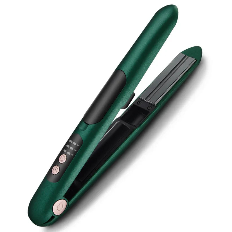 Kabelloses Laden Dual-Use Haarglätter Mini Tragbarer Pony Glätt- und Lockenstab