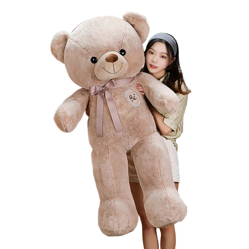 Grande Peluche Ours en Teddy Géante Câline Confortable