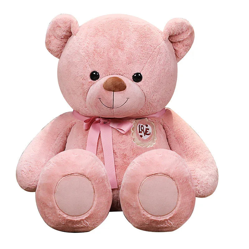 Grande Peluche Ours en Teddy Géante Câline Confortable