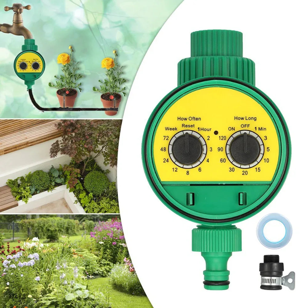 Programmateur d'arrosage de jardin avec écran LCD Contrôleur d'irrigation automatique