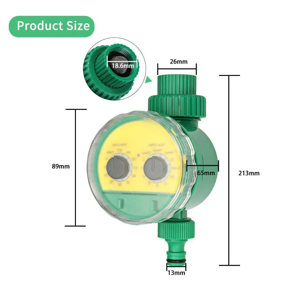Programmateur d'arrosage de jardin avec écran LCD Contrôleur d'irrigation automatique