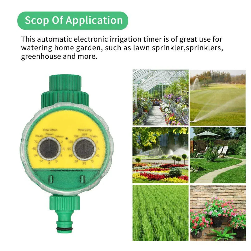 Programmateur d'arrosage de jardin avec écran LCD Contrôleur d'irrigation automatique
