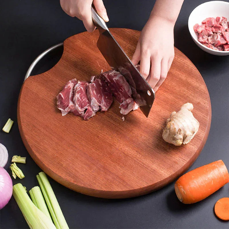 Planche à découper de cuisine japonaise en ébène massif
