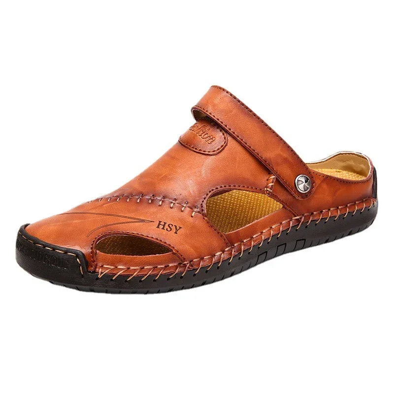 Echtleder-Schuhe römische Sommersandalen für Herren