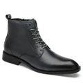 Winter Herren High-Top Business Lederschuhe Martin Boots Oberste Schicht Rindsleder Stiefel