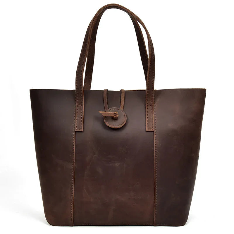 Retro-Damen-Clutch aus echtem Leder