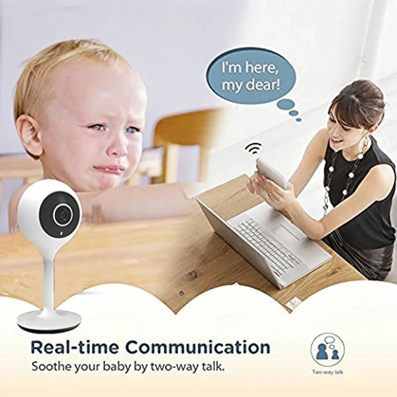 Caméra IP Mini Babyphone Intérieure Full HD 1080p