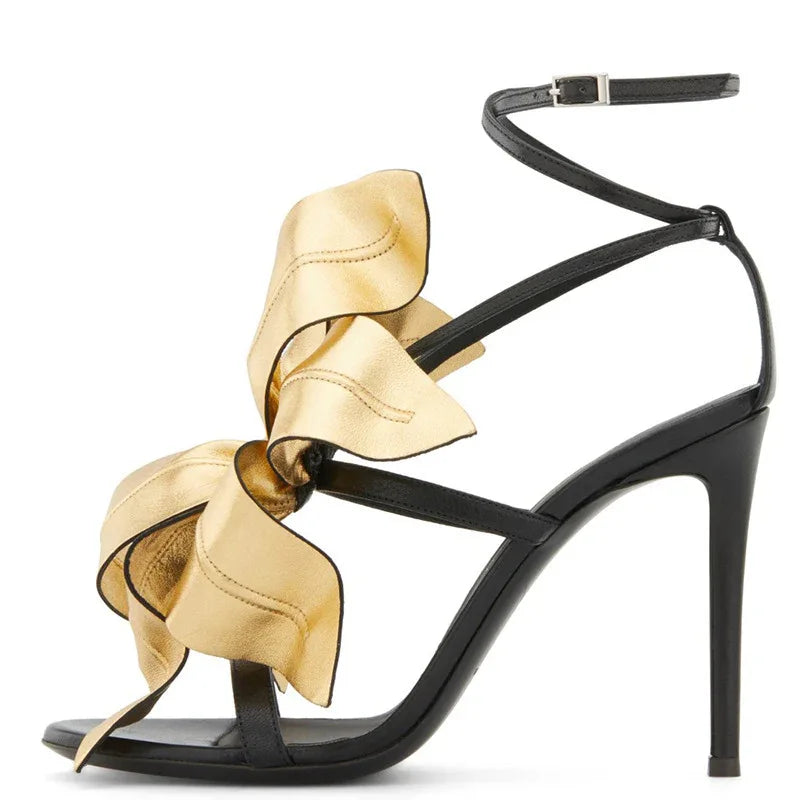 Sandales à talons aiguilles d'été tendance pour femmes