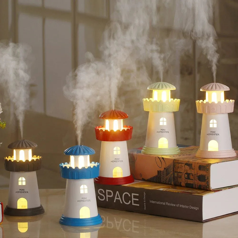 Humidificateur miniature pour la maison en forme de phare