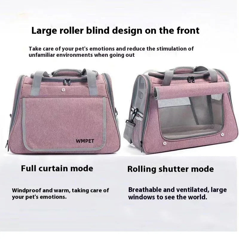 Sac de transport pour chat spacieux, respirant et portable