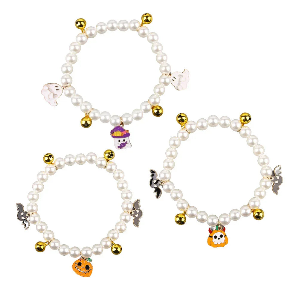 3pcs Pearl Necklace For Dogs And Cats Fashion For Pets