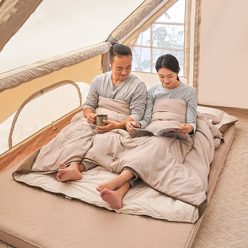Warmer Kälteschutz Doppel-Camping-Schlafsack