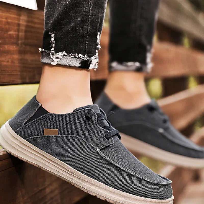 Chaussures décontractées en toile pour hommes