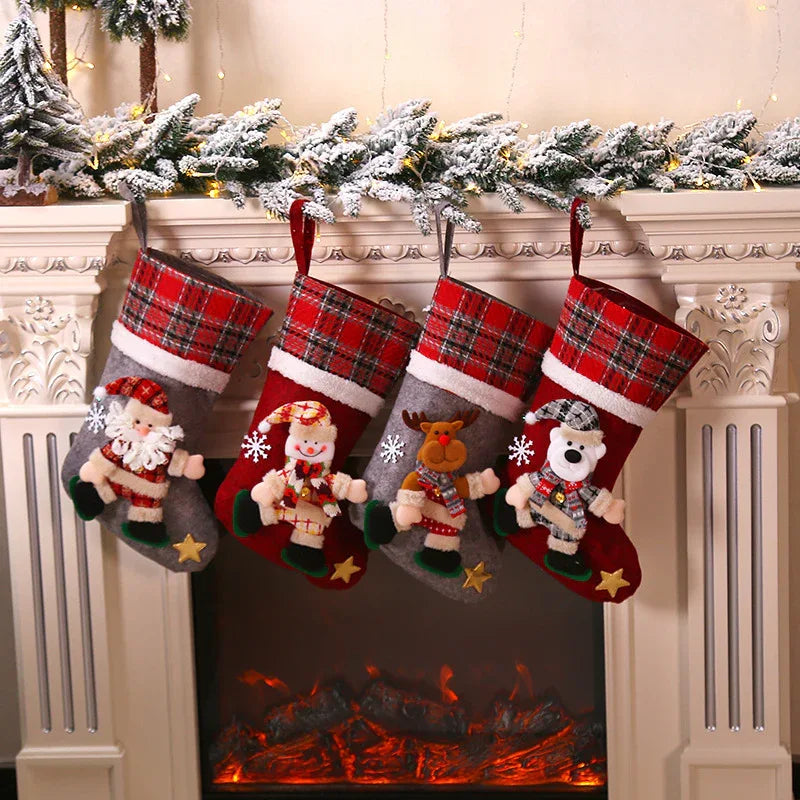 Décorations de Noël Chaussettes Déco Maison