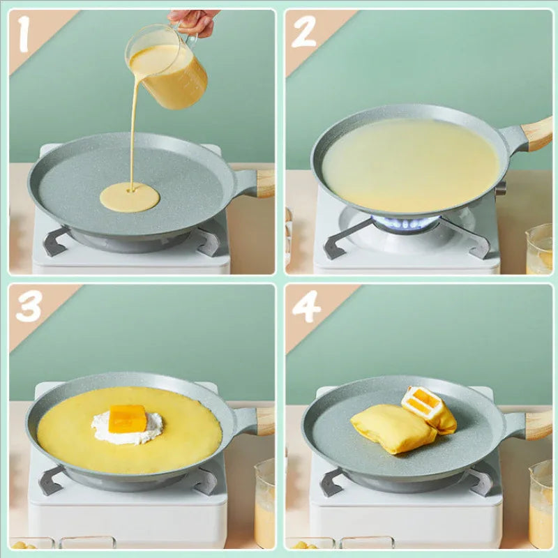 Mini poêle antiadhésive pour la cuisson des gâteaux et des croûtes
