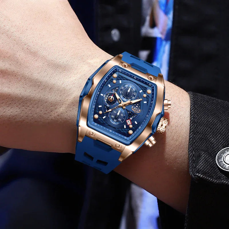 Montre à quartz pour hommes décontractée et tendance