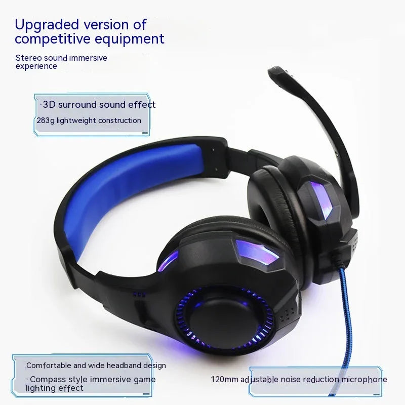 Beleuchtetes, Kopfmontiertes PS5-Gaming-Headset