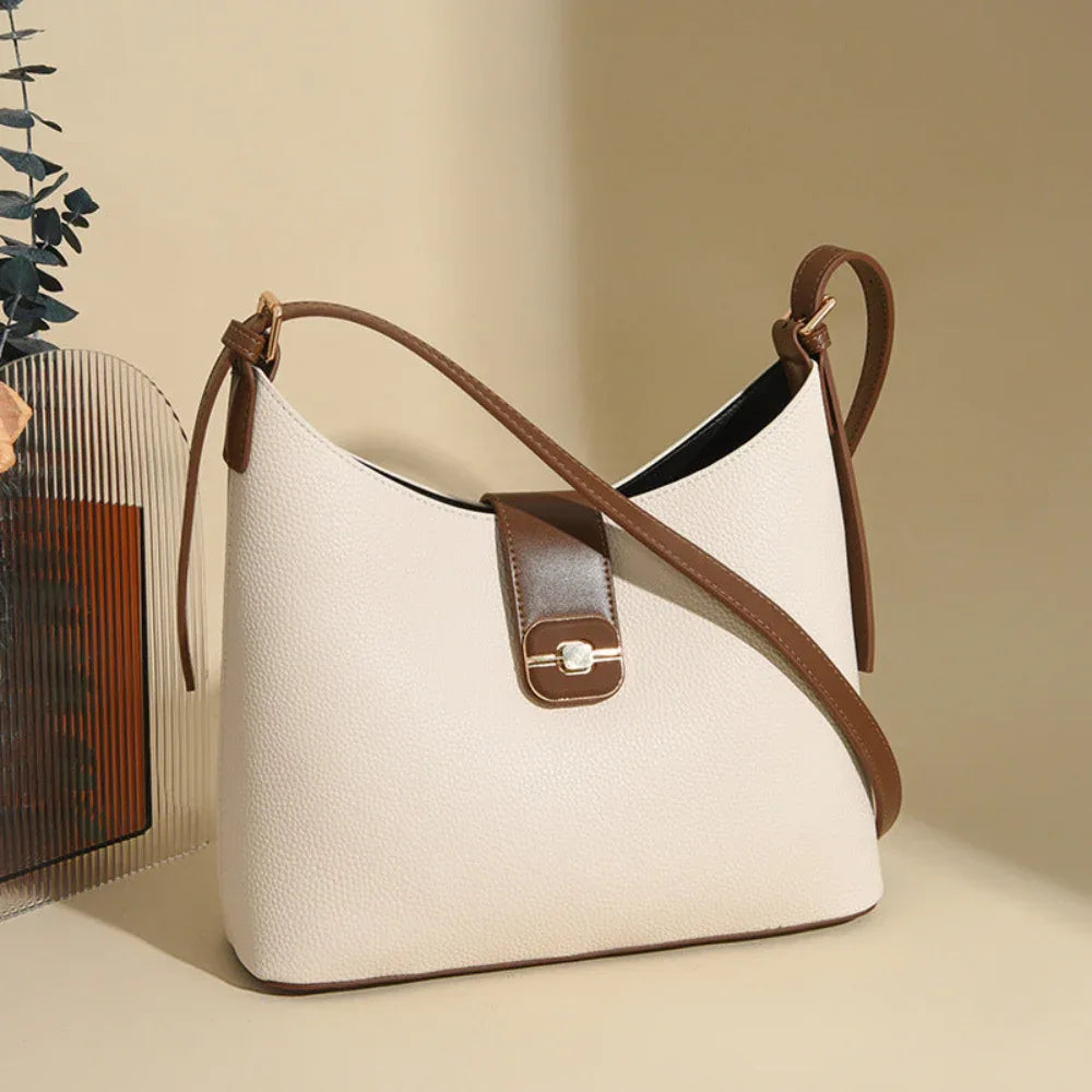 Damen All-Matching Stylische PU-Lederhandtasche