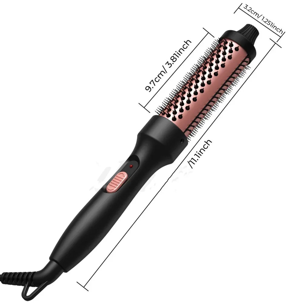 Brosse chauffante lissante et bouclante haute puissance pour le coiffage des cheveux