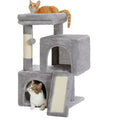 Jouet créatif pour animaux de compagnie : arbre à chat en sisal avec niche