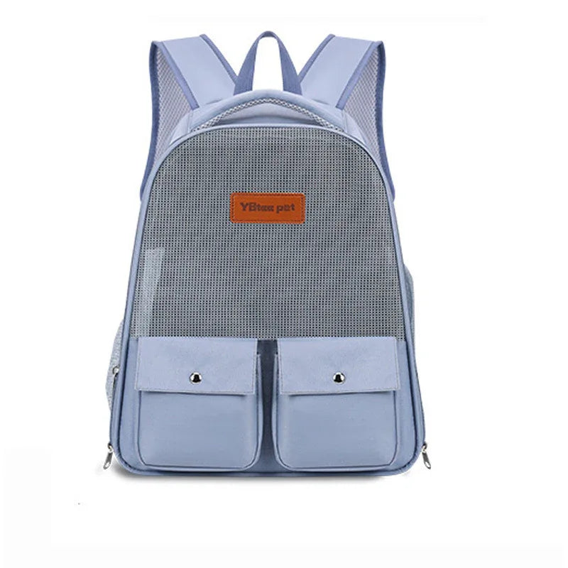 Sac à dos pliable de grande capacité respirant pour animaux de compagnie
