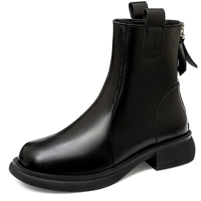 Bottes Martin vintage de style britannique pour femme