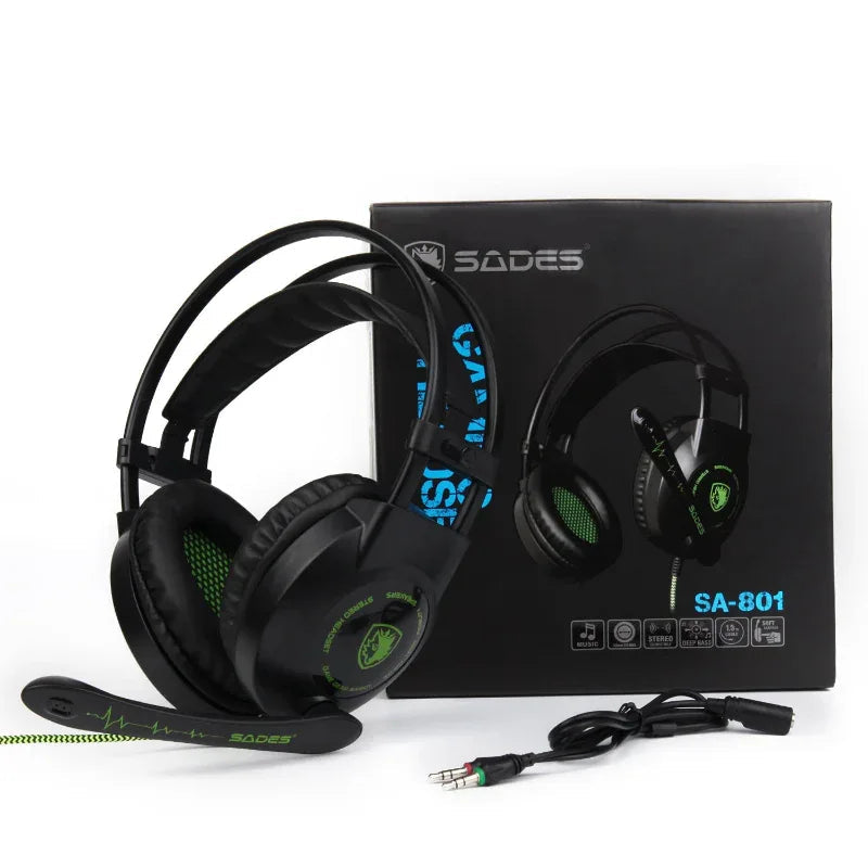 Gaming-Headset mit verstellbarem Kopfbügel und bequemen Ohrmuscheln