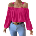 Crop top ample à manches chauve-souris pour femme